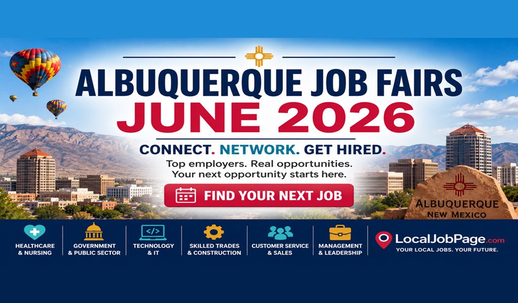 June 2026 Albuquerque Job Fairs: Hiring Events, Career Fairs & Free Resources